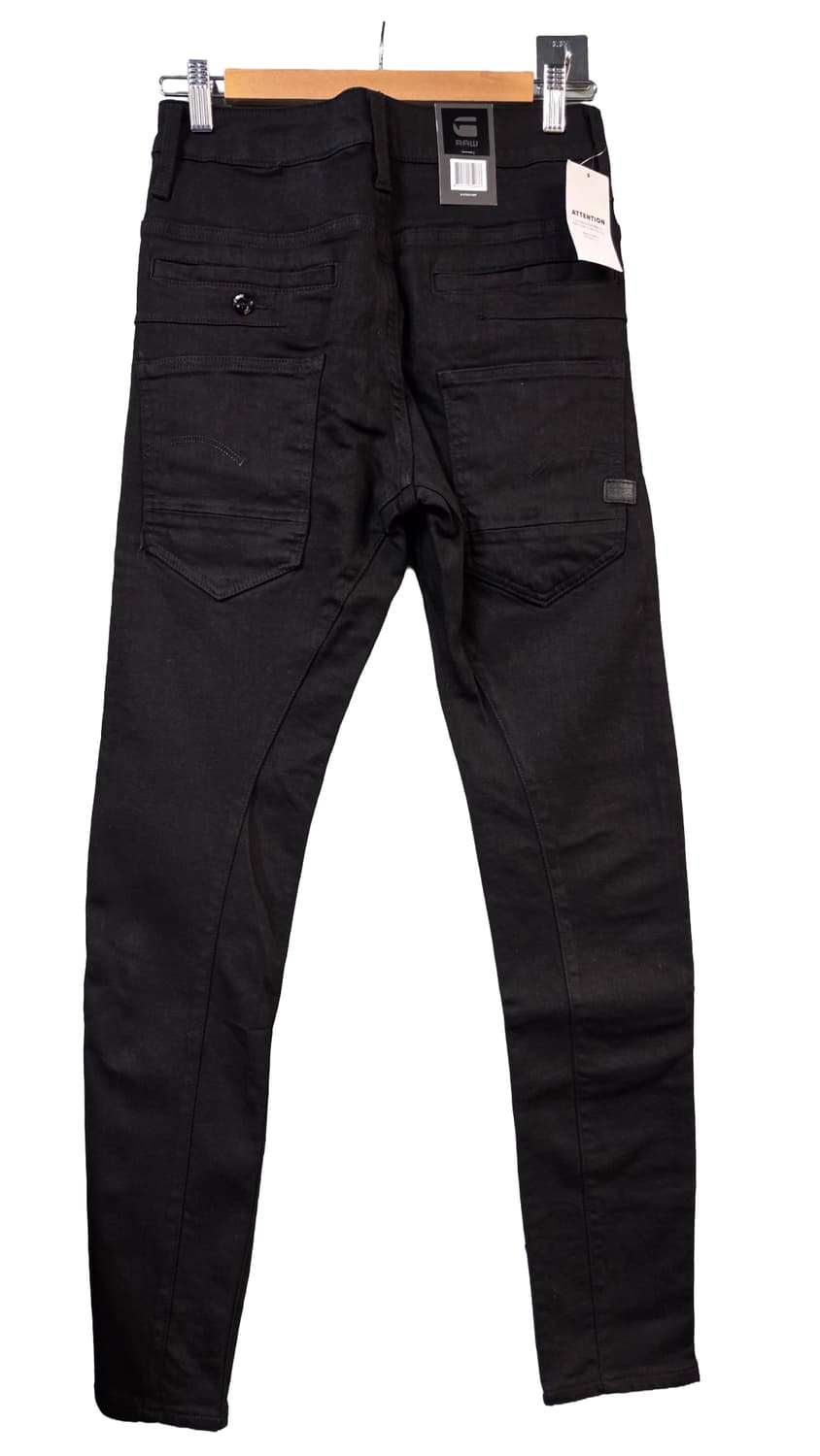 G-Star Raw 블랙 슬림핏 청바지(W26/L32),스판 상품이미지2