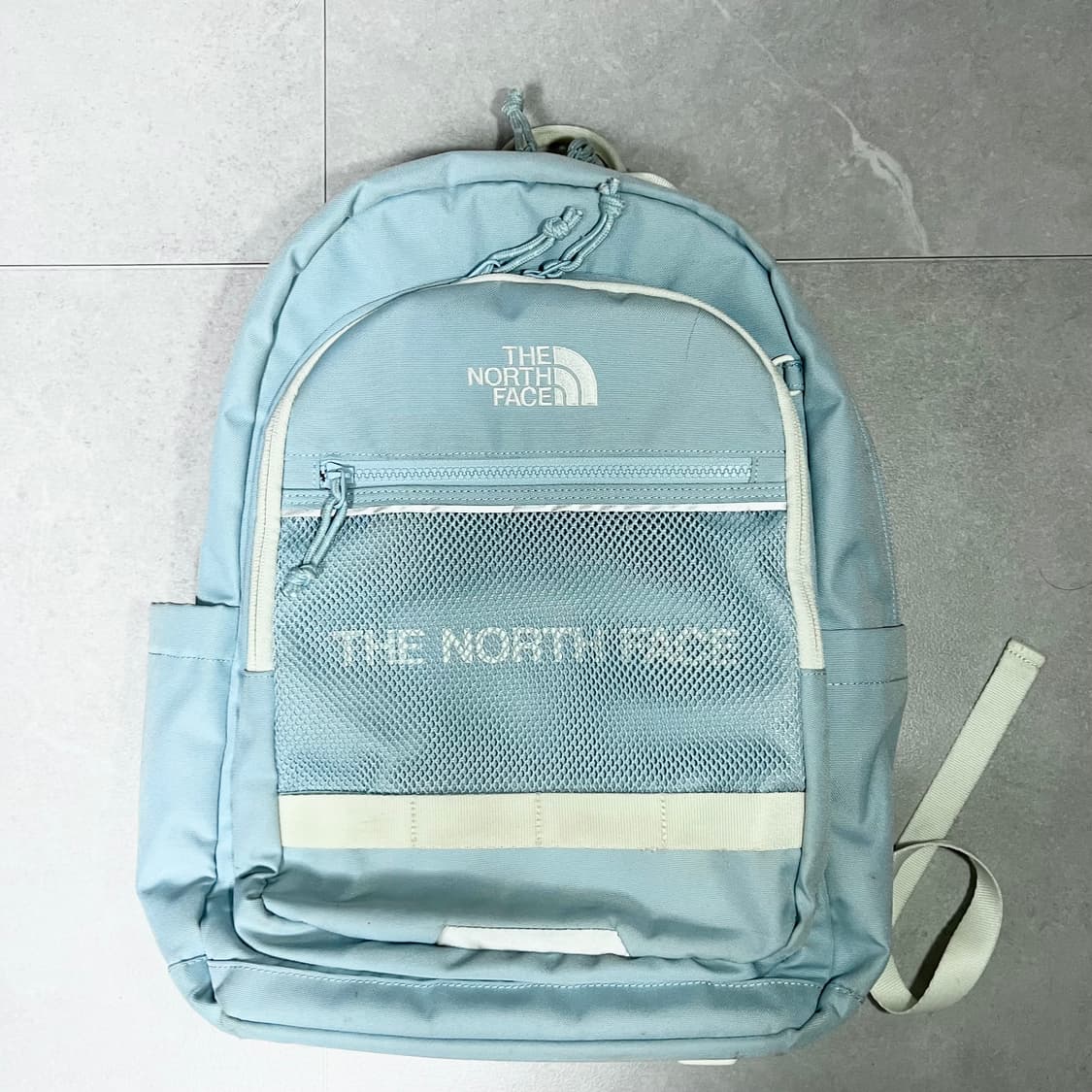 노스페이스 소라색 하늘색 백팩 Y2K 상품이미지1