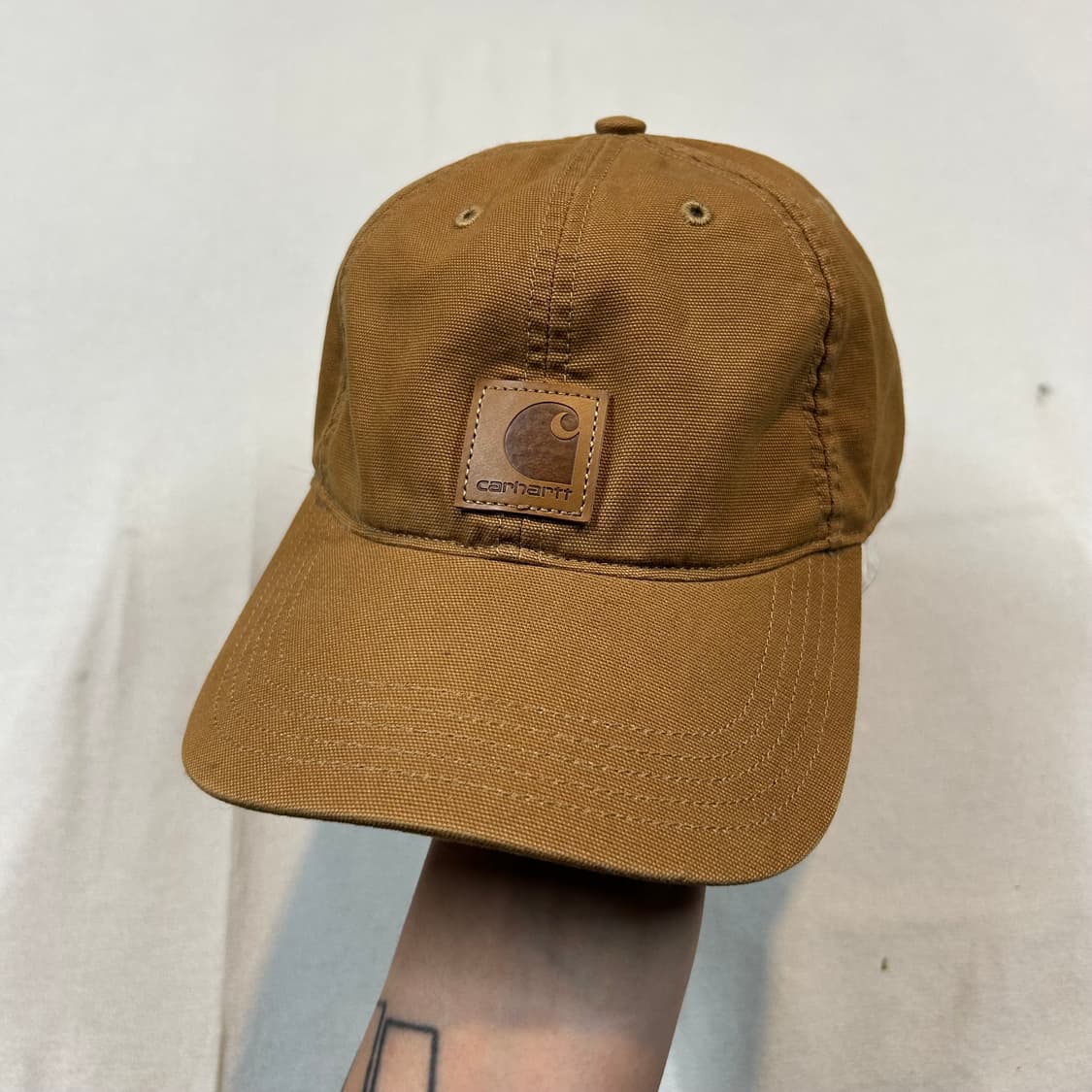 칼하트 워크웨어 볼캡 모자 브라운 정품 상품이미지1