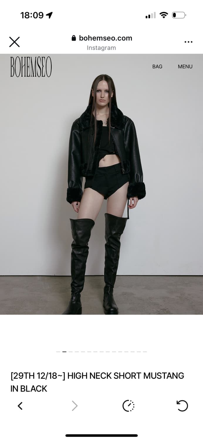 새상품) 보헤미안서울 무스탕 상품이미지5