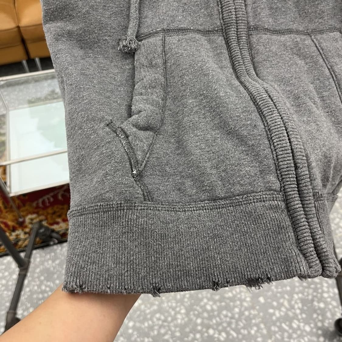 아베크롬비 Y2K 빈티지 약기모 후드집업 95 C06017 상품이미지10