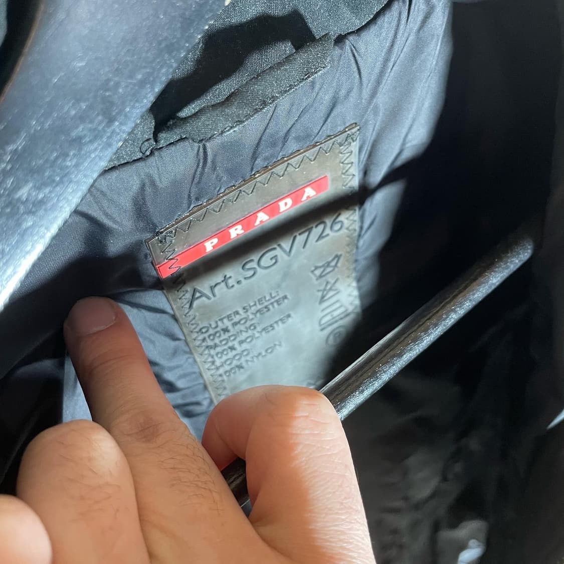 프라다 밀라노 삼각와펜 자켓 상품이미지5