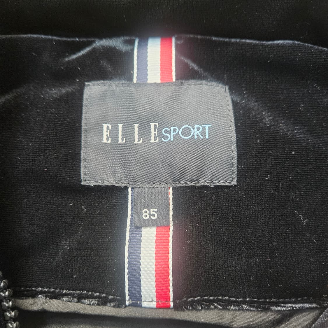 85 엘르 스포츠 여성 벨벳 패딩 조끼 0317Y 상품이미지3