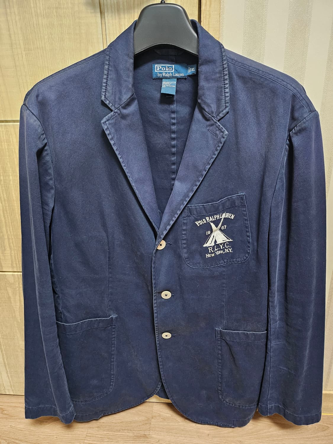 랄프로렌 네이비 면자켓 XL 상품이미지1