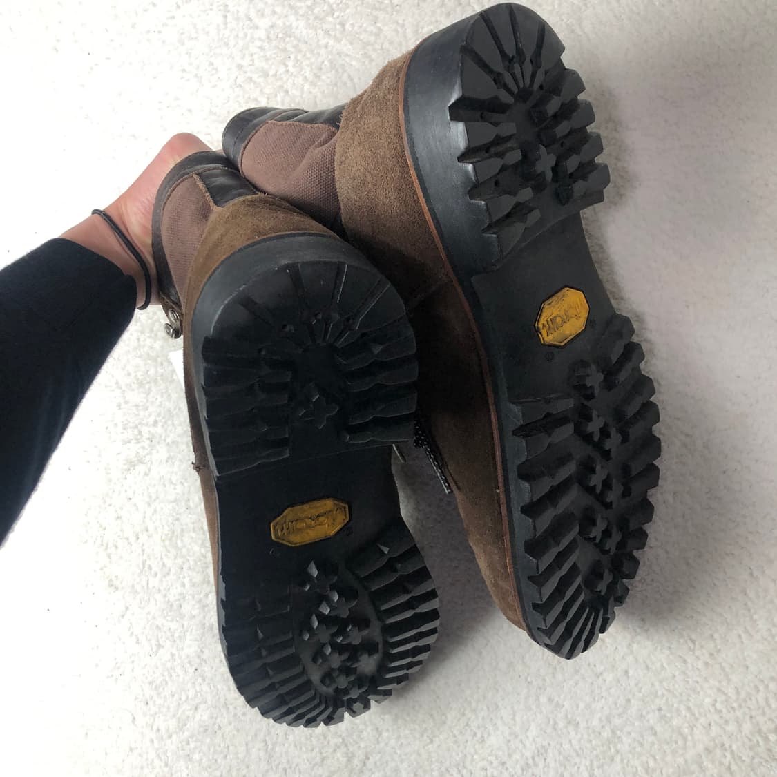 비브람솔 빈티지 브라운 워커 부츠 상품이미지7