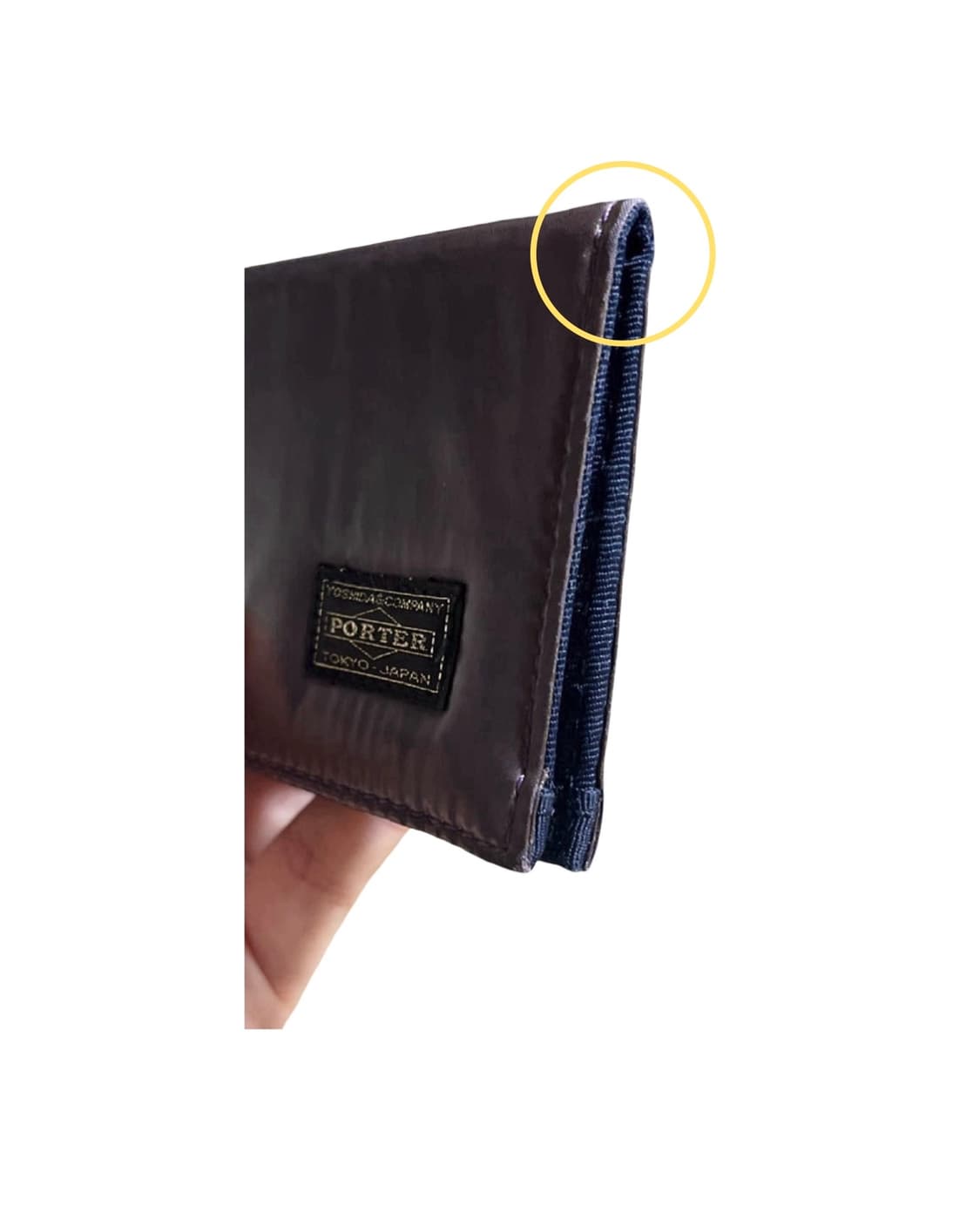 포터 도트 지갑 퍼플  상품이미지6