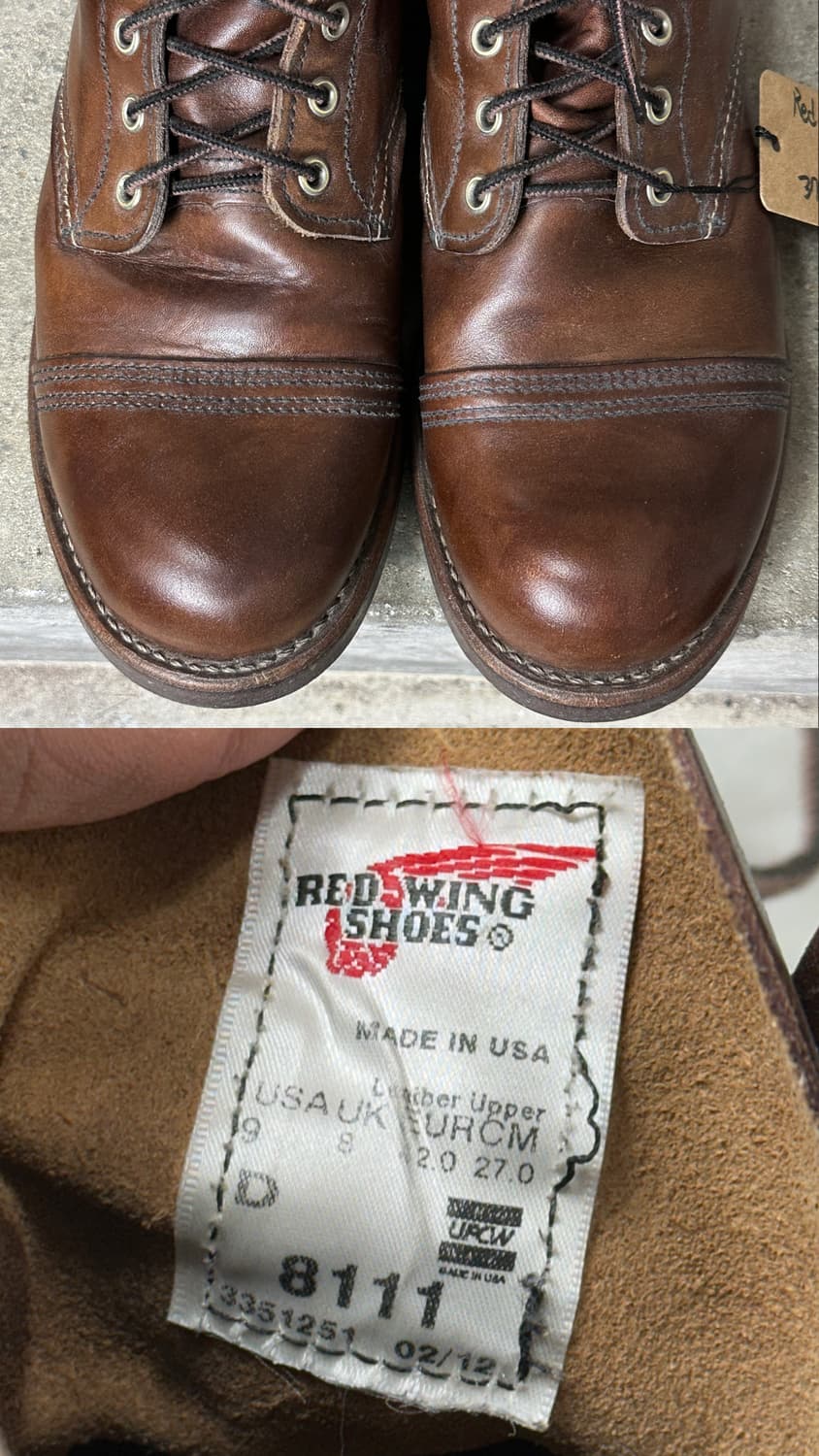 OG USA Made 레드윙 8111 아이언레인저 상품이미지9