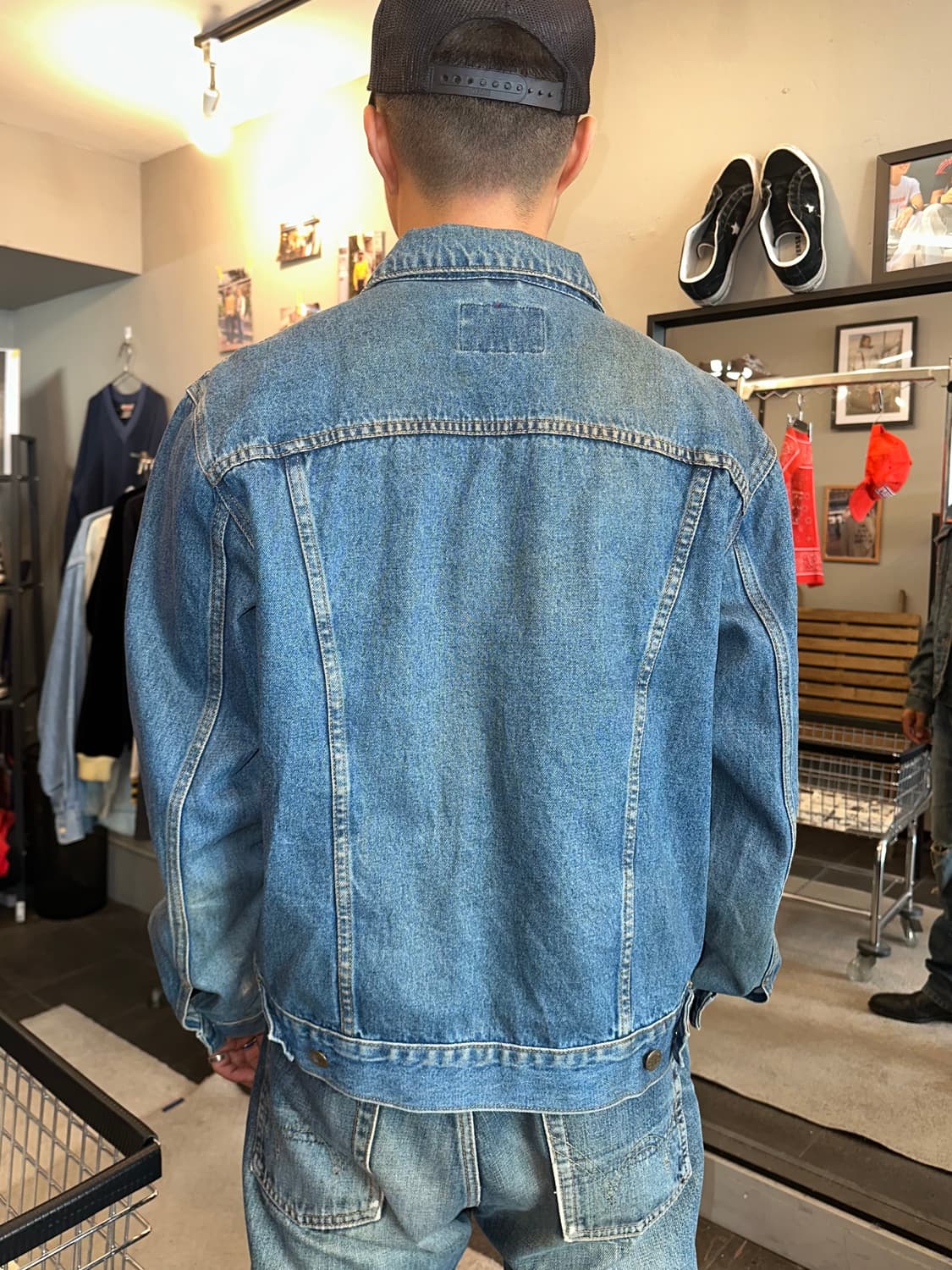 90‘s Converse 3-type denim washed jacket 상품이미지7