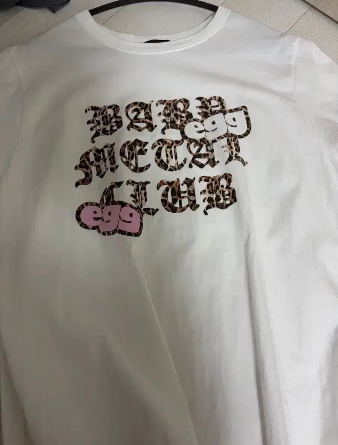 베이비메탈클럽 에그 유니섹스 화이트 상품이미지1