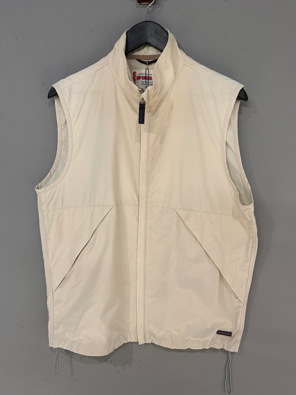 Mcgregor hidden pocket vest zip-up 상품이미지5