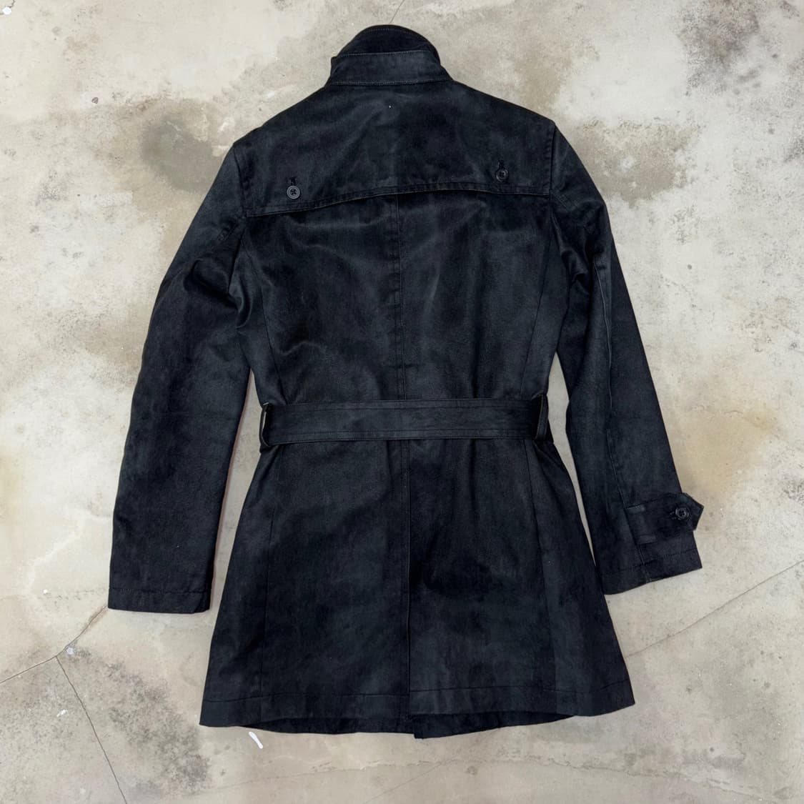 [M] 00‘s Tornado Mart Suede Trench Coat 상품이미지3