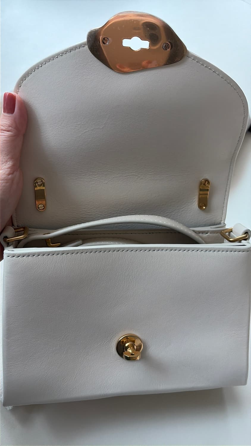 멀버리 스몰 라나 탑 핸들 에그쉘 상품이미지5