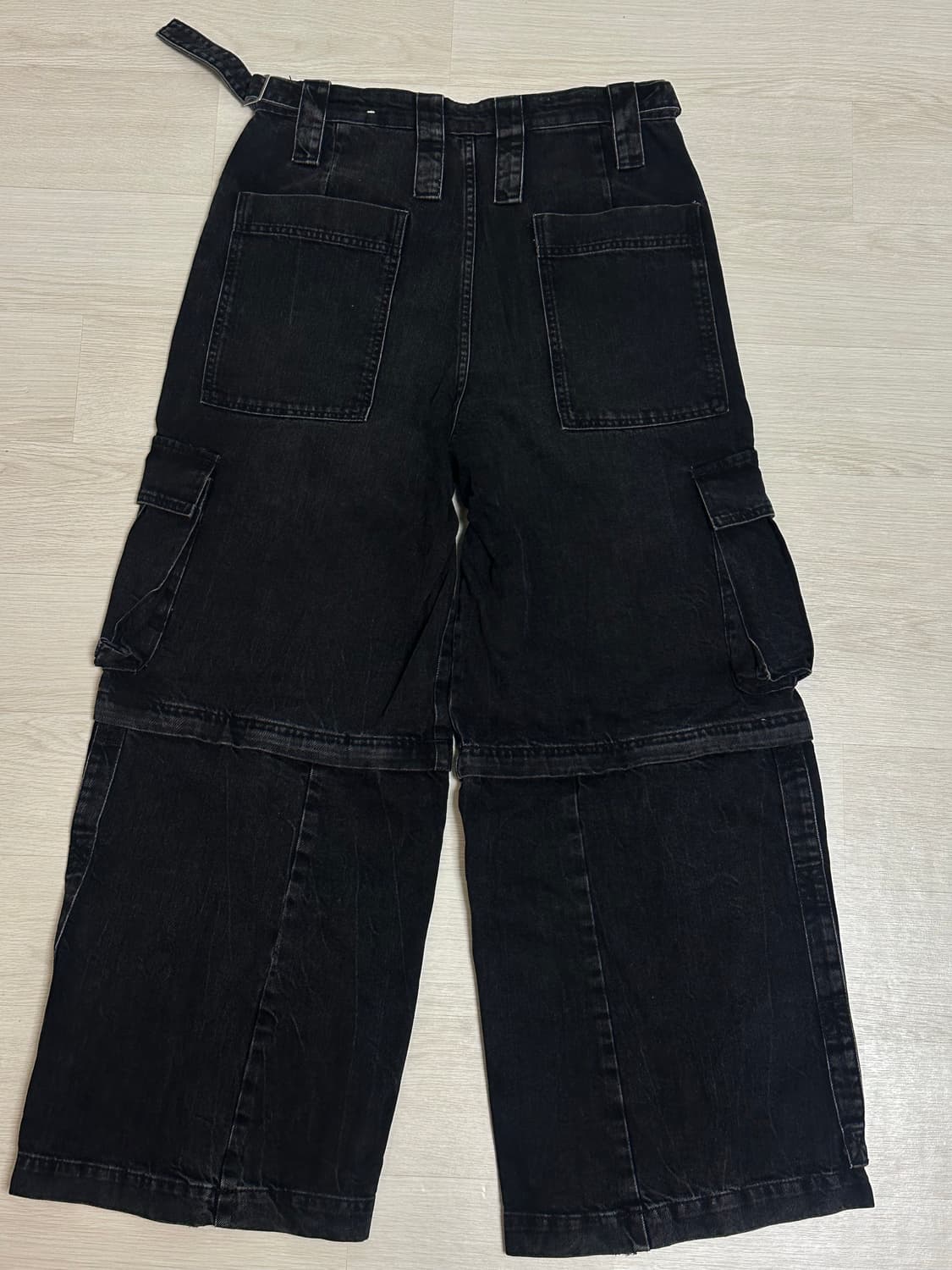 Zara 디태처블 카고 데님 팬츠 상품이미지3