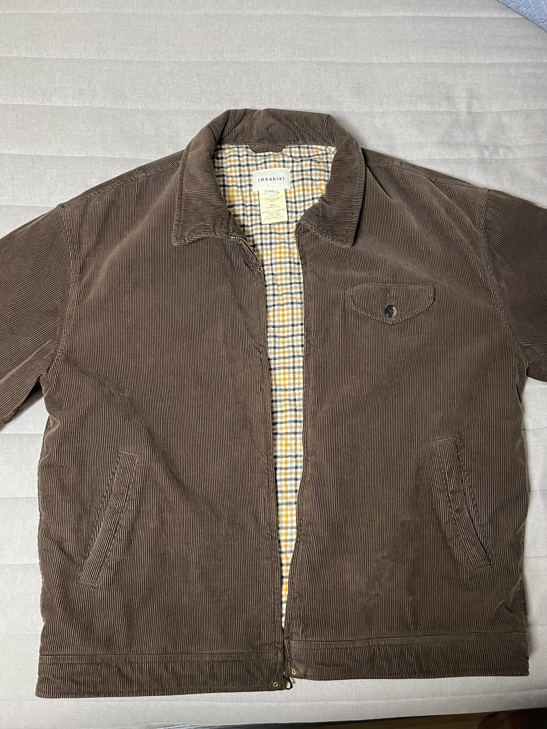 [M] 카키스 코듀로이 스윙자켓 브라운 상품이미지2