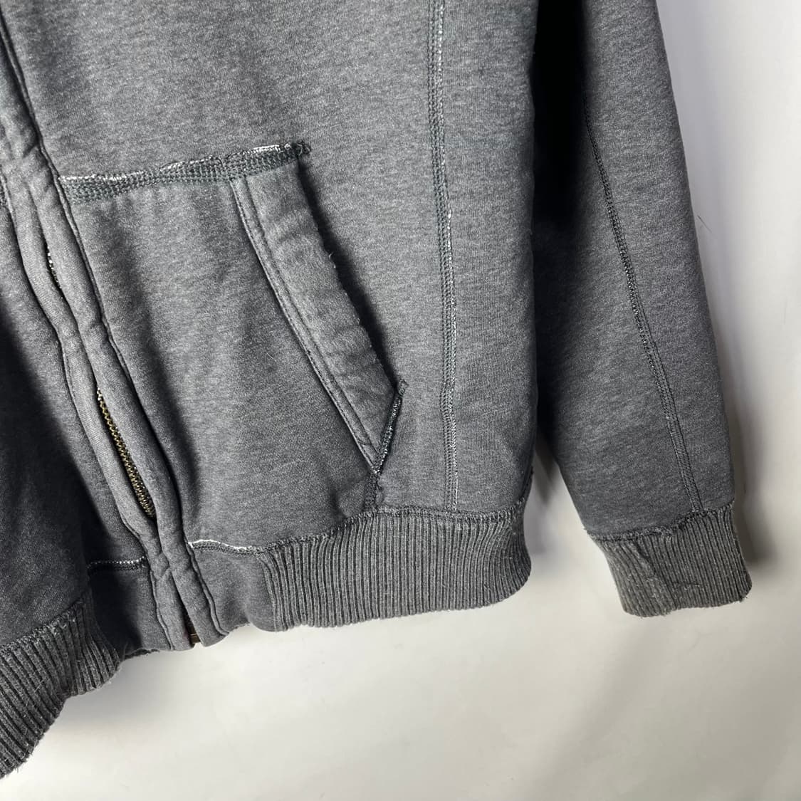 [A&F] 아베크롬비 로고 스펠아웃 울프죠 후드집업 상품이미지4