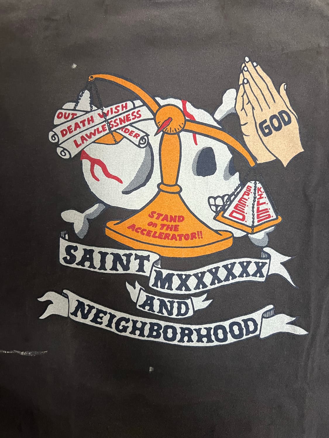 세인트미카엘x네이버후드 반팔 XXL 상품이미지2