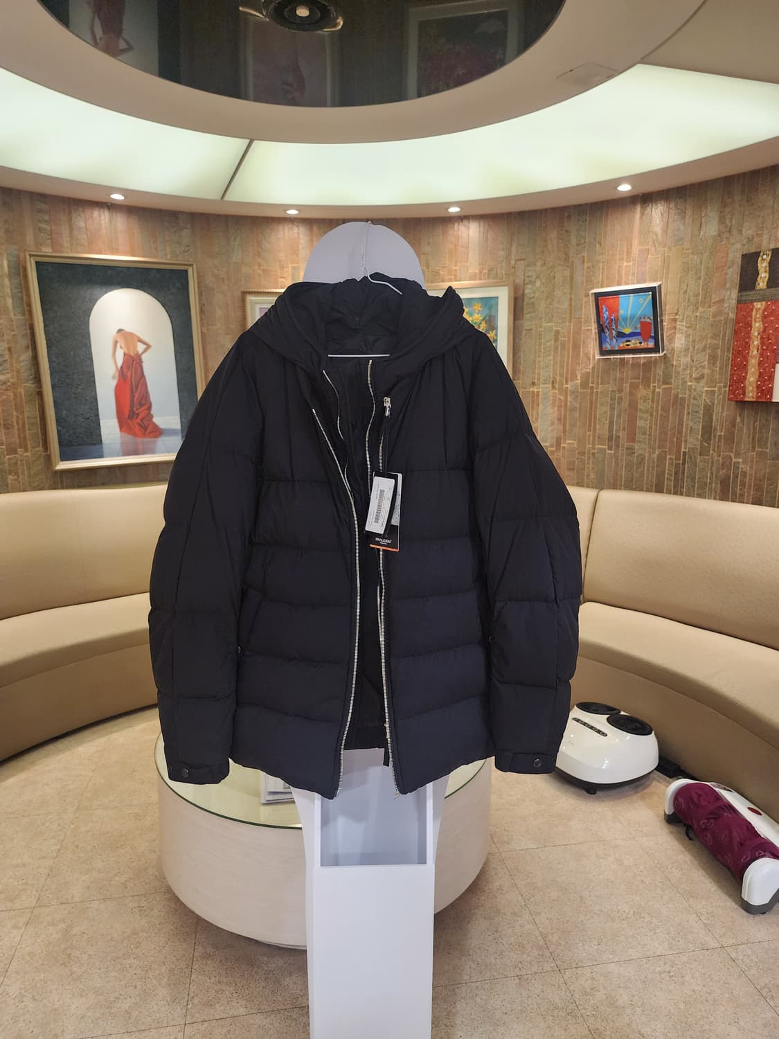 질스튜어트뉴욕옴므 구스다운 후드경량패딩 상품이미지2