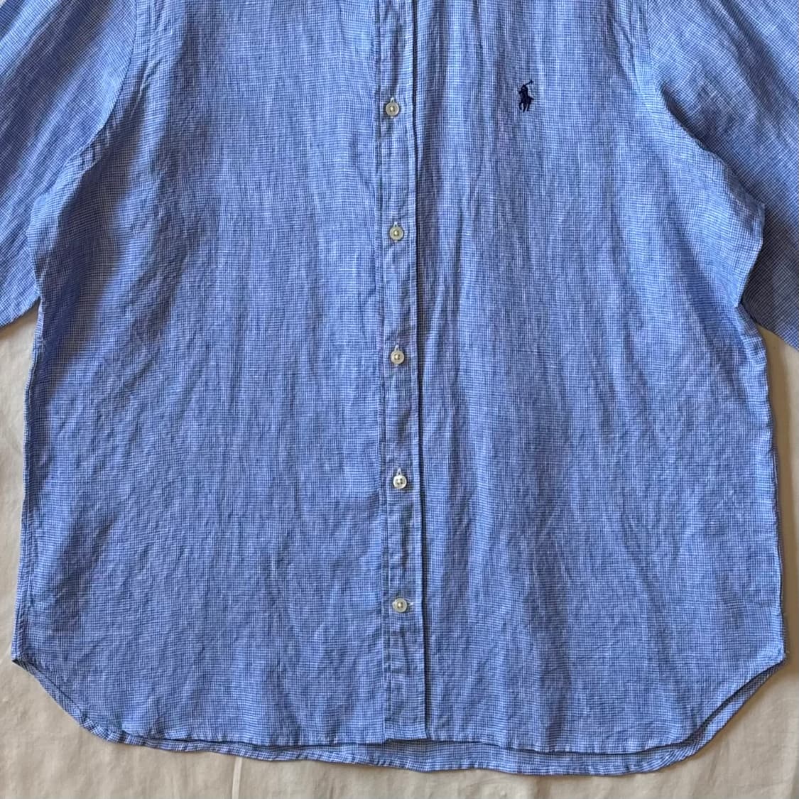 [L/105-107] 신형 폴로 랄프로렌 Linen 클래식 핏 셔츠 상품이미지5