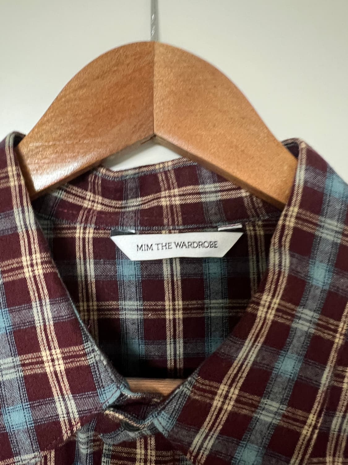 밈더위드로브 체크셔츠 1사이즈 판매 상품이미지5