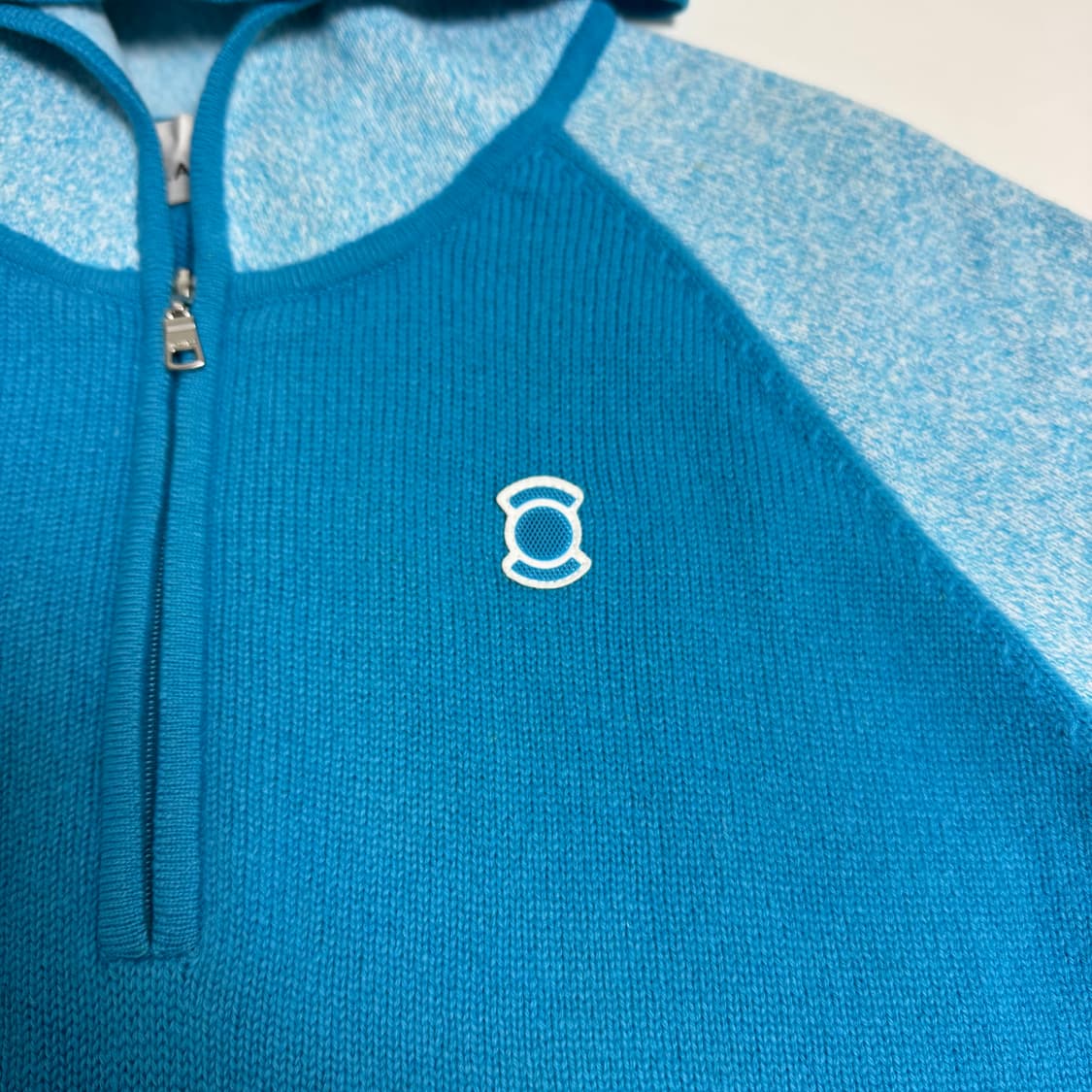 (W) W.ANGLE 여성 니트 후드 집업 상품이미지2