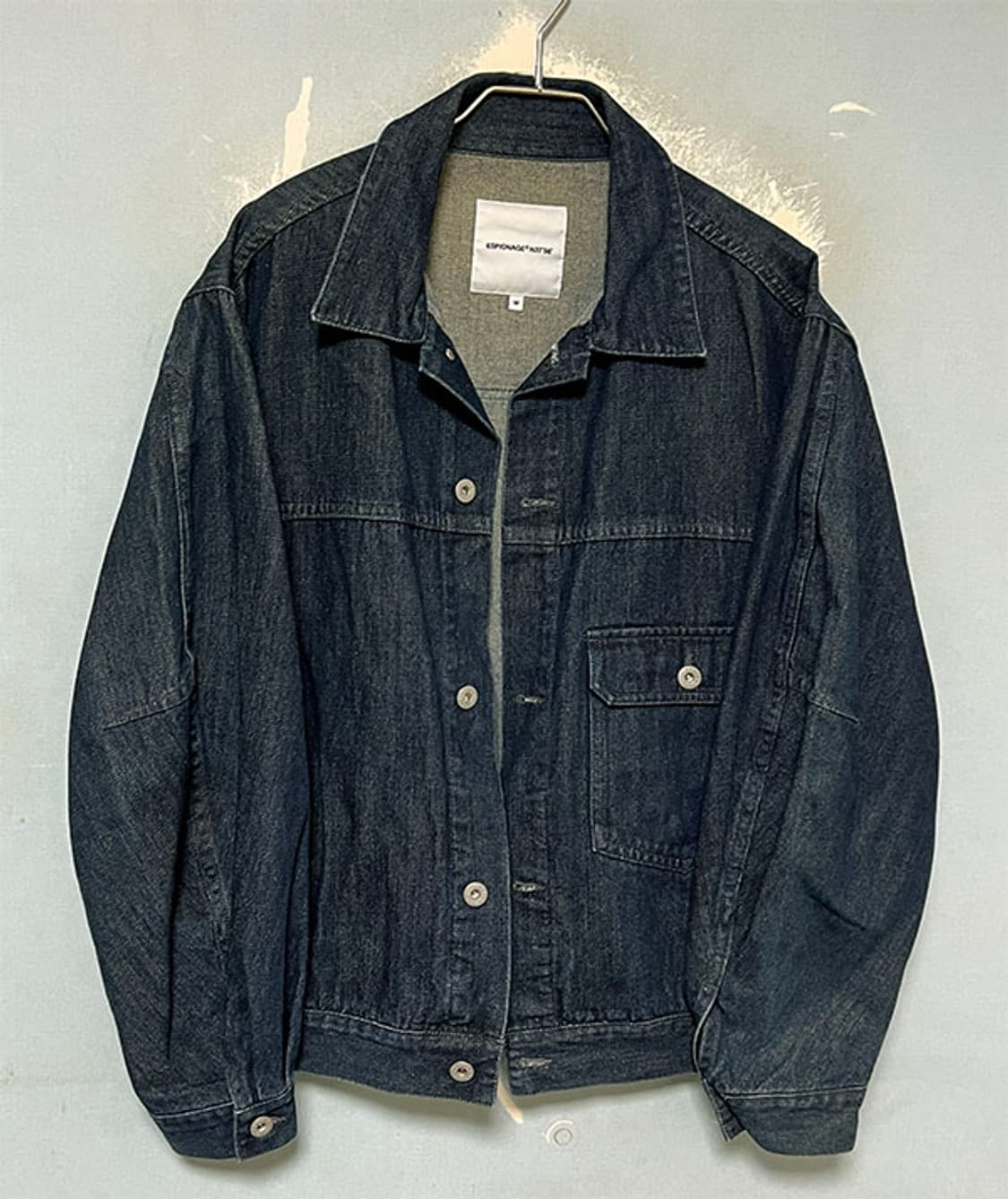 에스피오나지 릴렉시드 남자 데님자켓 트러커 춘추 오버핏 M 95 상품이미지1