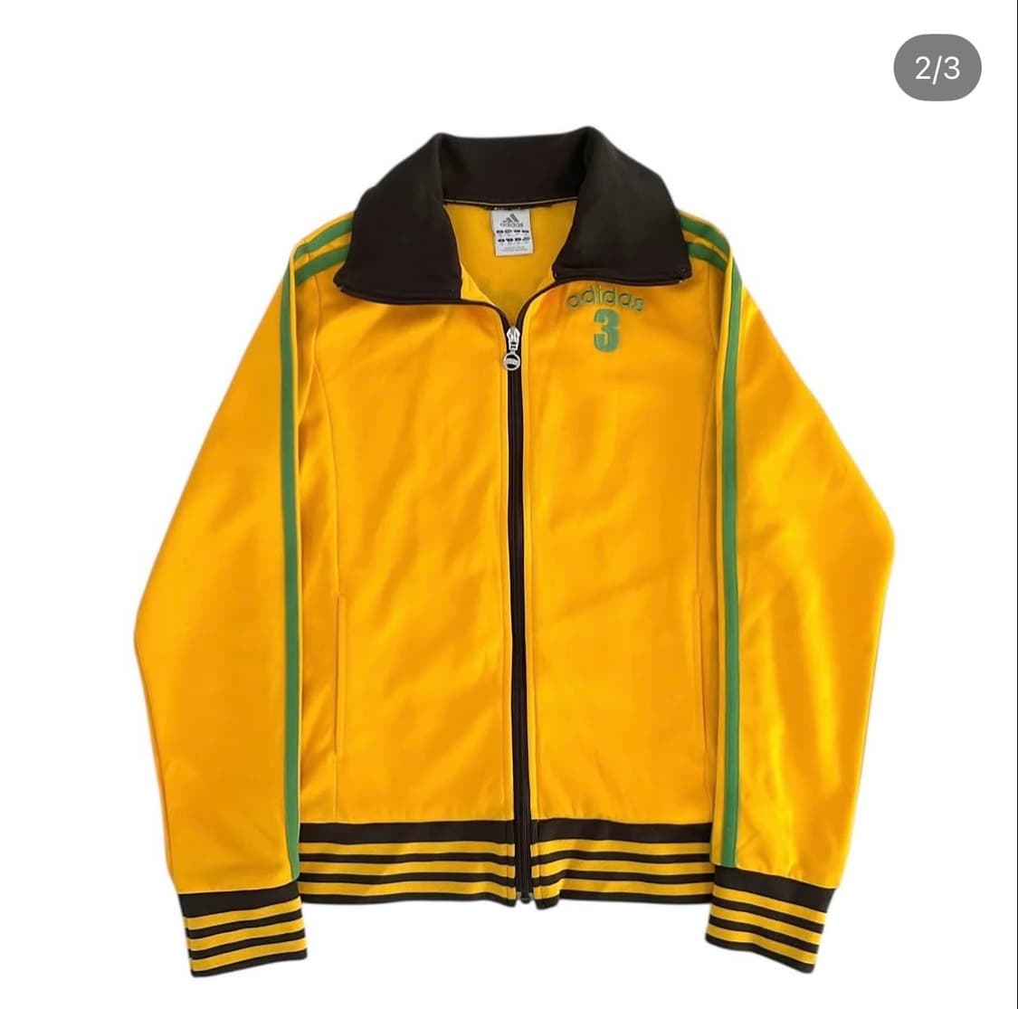 아디다스 져지 트랙탑 노랑 상품이미지2