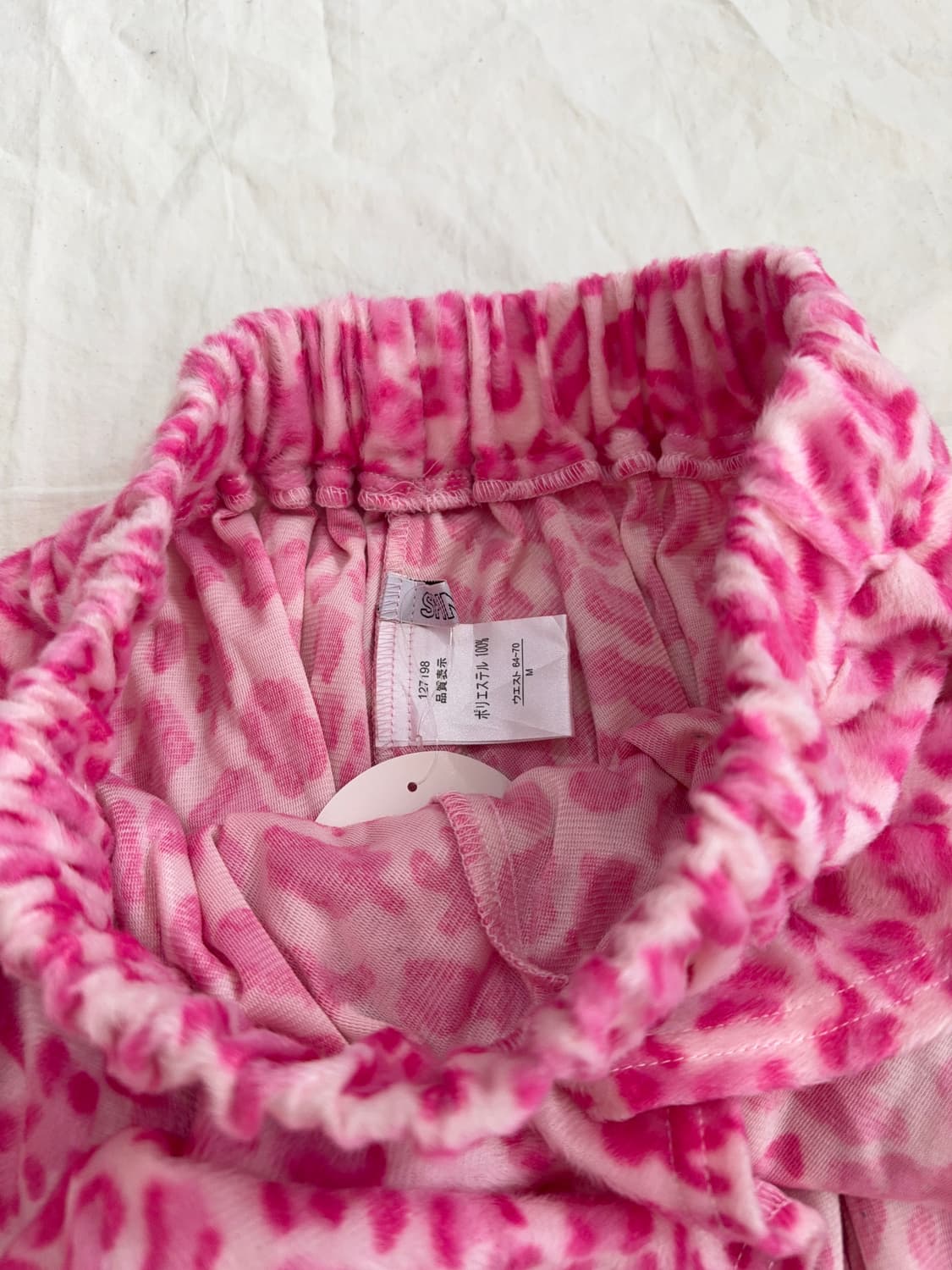 갸루펑크 레오파드 호피 핑크 퍼 스커트(새상품) 상품이미지5