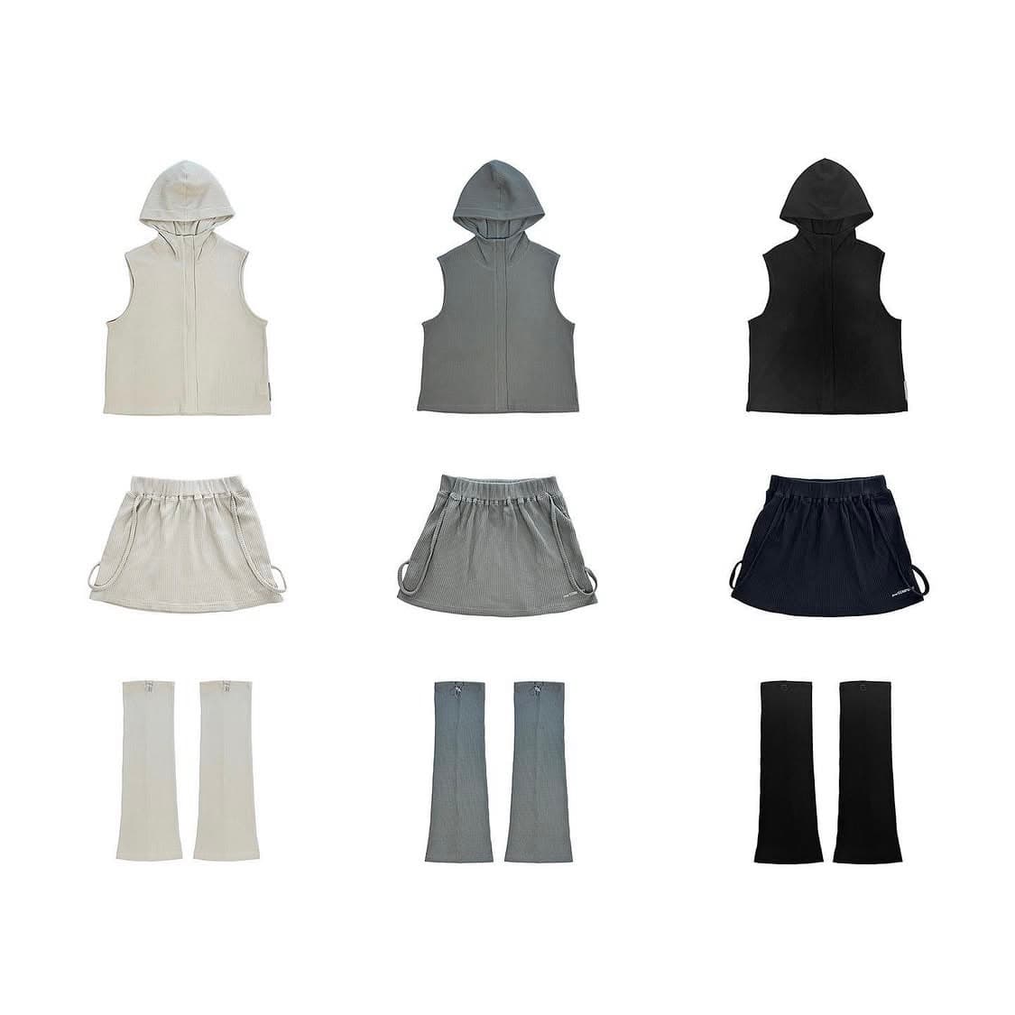 지초이 24-001  VEST, SLEEVE (dove) 상품이미지3