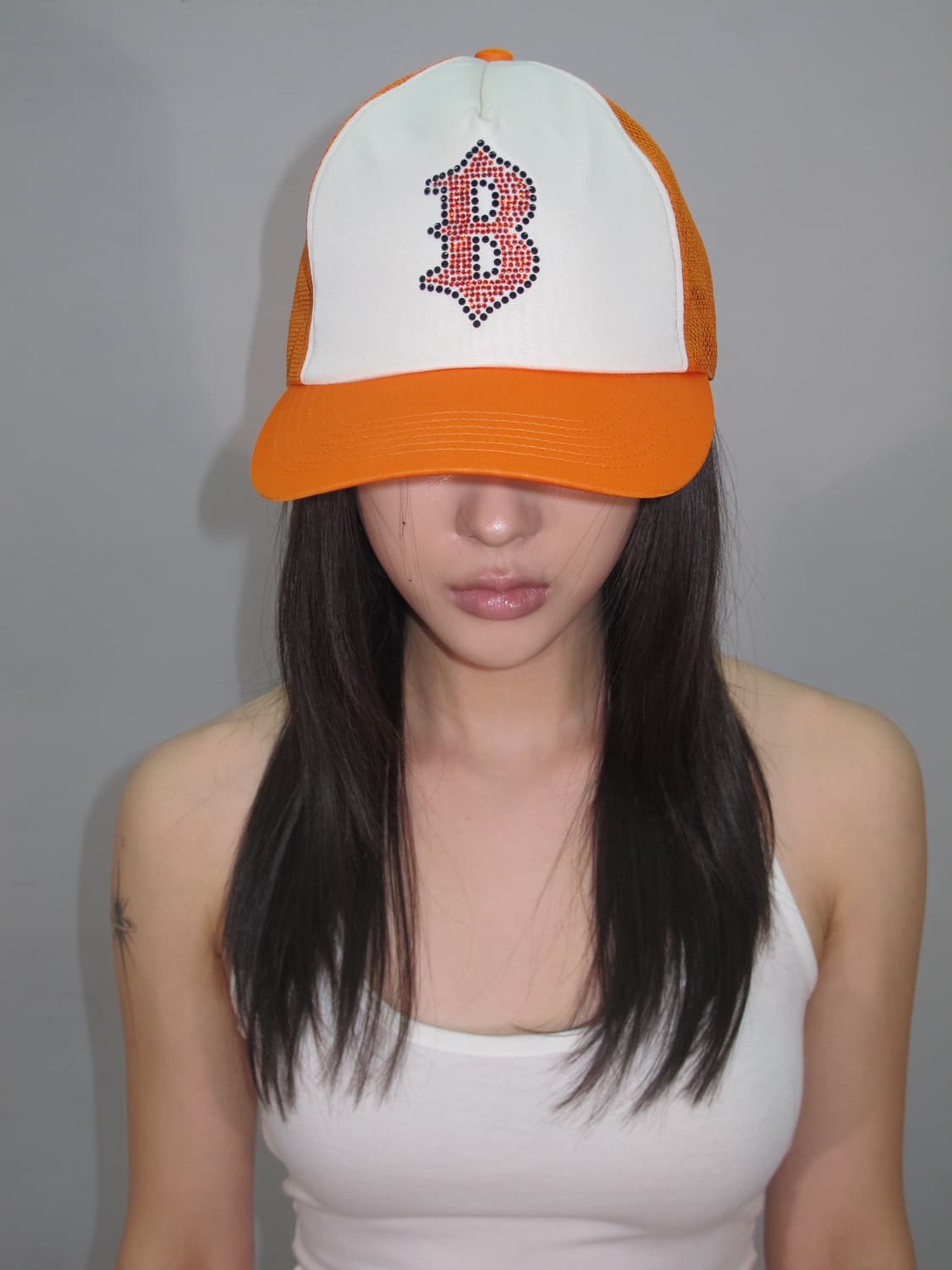 베이프 x 스와로브스키 2006년 메쉬캡 상품이미지1