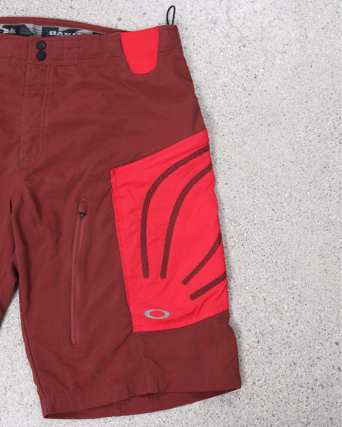 Oakley 00s MTB Shorts Red Mesh Panel 상품이미지3
