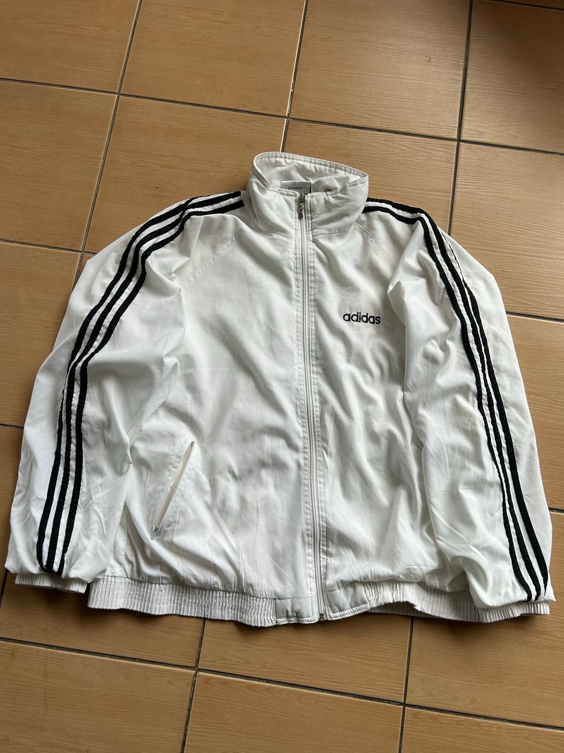 80‘s Adidas 아디다스 바람막이 화이트/블랙 상품이미지2