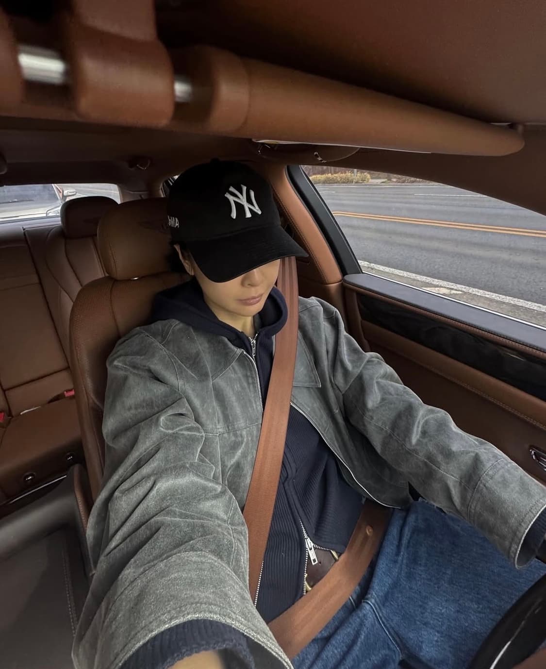 리유니 오버사이즈 빈티지 크랙 자켓 상품이미지7