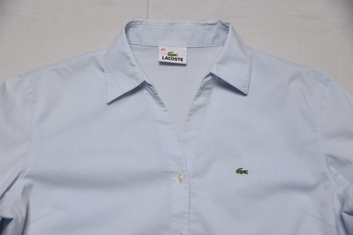 라코스테 여성 라이트 블루 셔츠 100 사이즈 상품이미지2