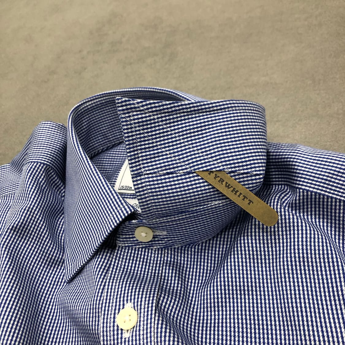 찰스티릿 논아이언 커프스 셔츠 15/38 상품이미지4