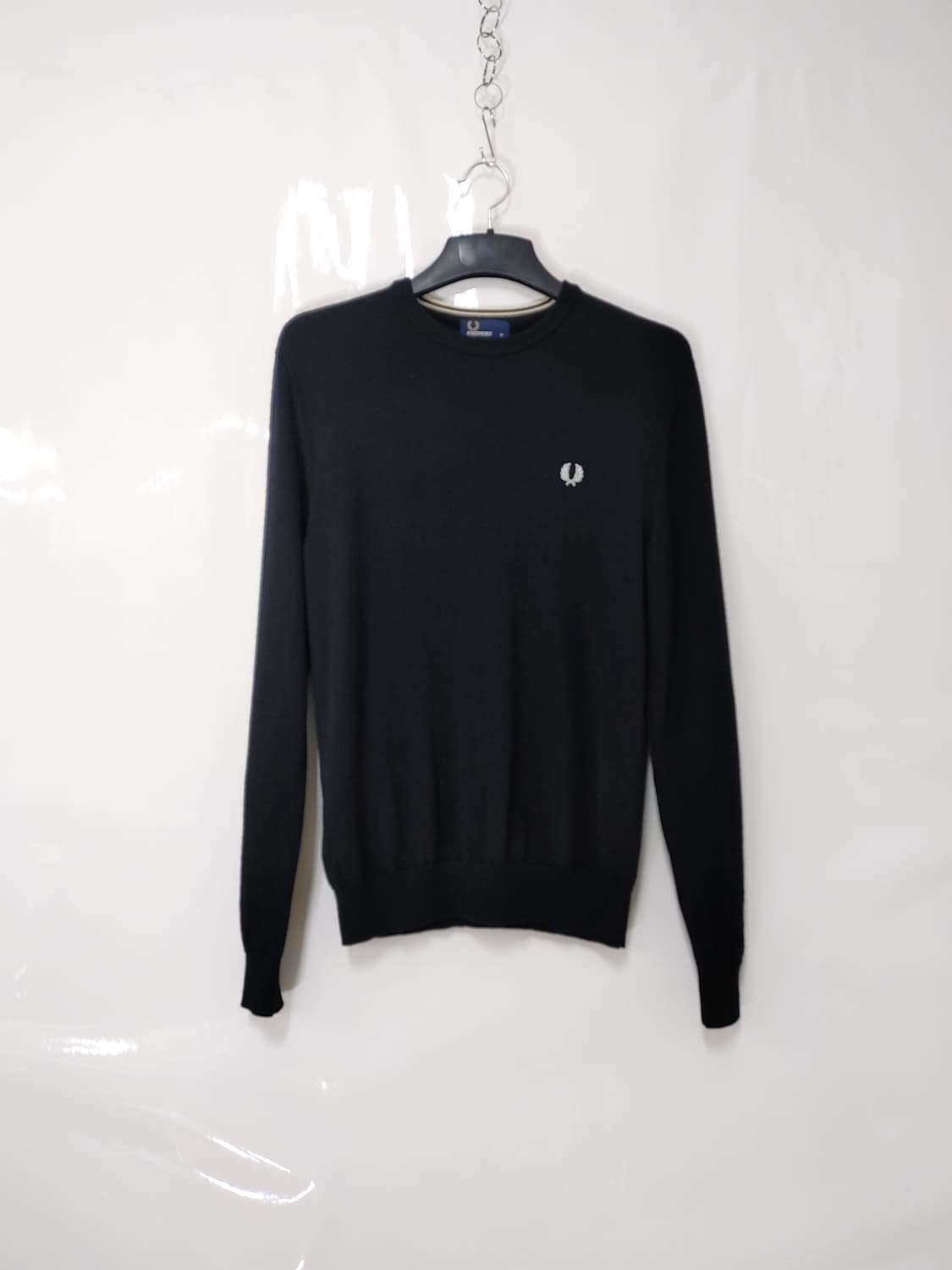 FRED PERRY 프레드페리 메리노울 긴팔 라운드 니트티 상품이미지1