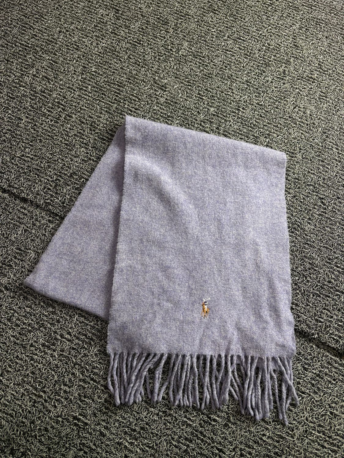 폴로 랄프로렌 퍼플 램스 울 머플러 2987 상품이미지3