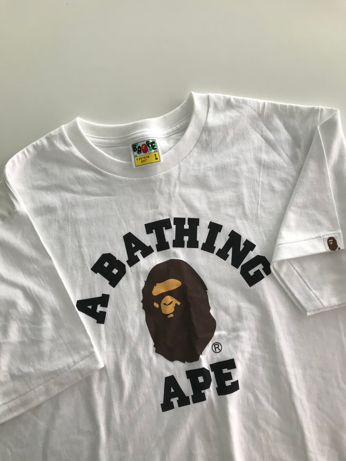 베이프 BY BATHING APE 화이트/L 상품이미지1