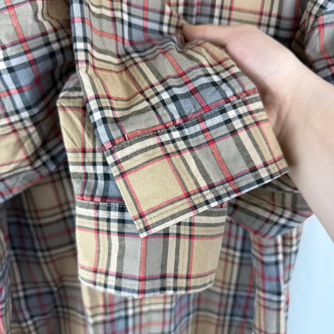 L) 커버낫 체크 셔츠 상품이미지5