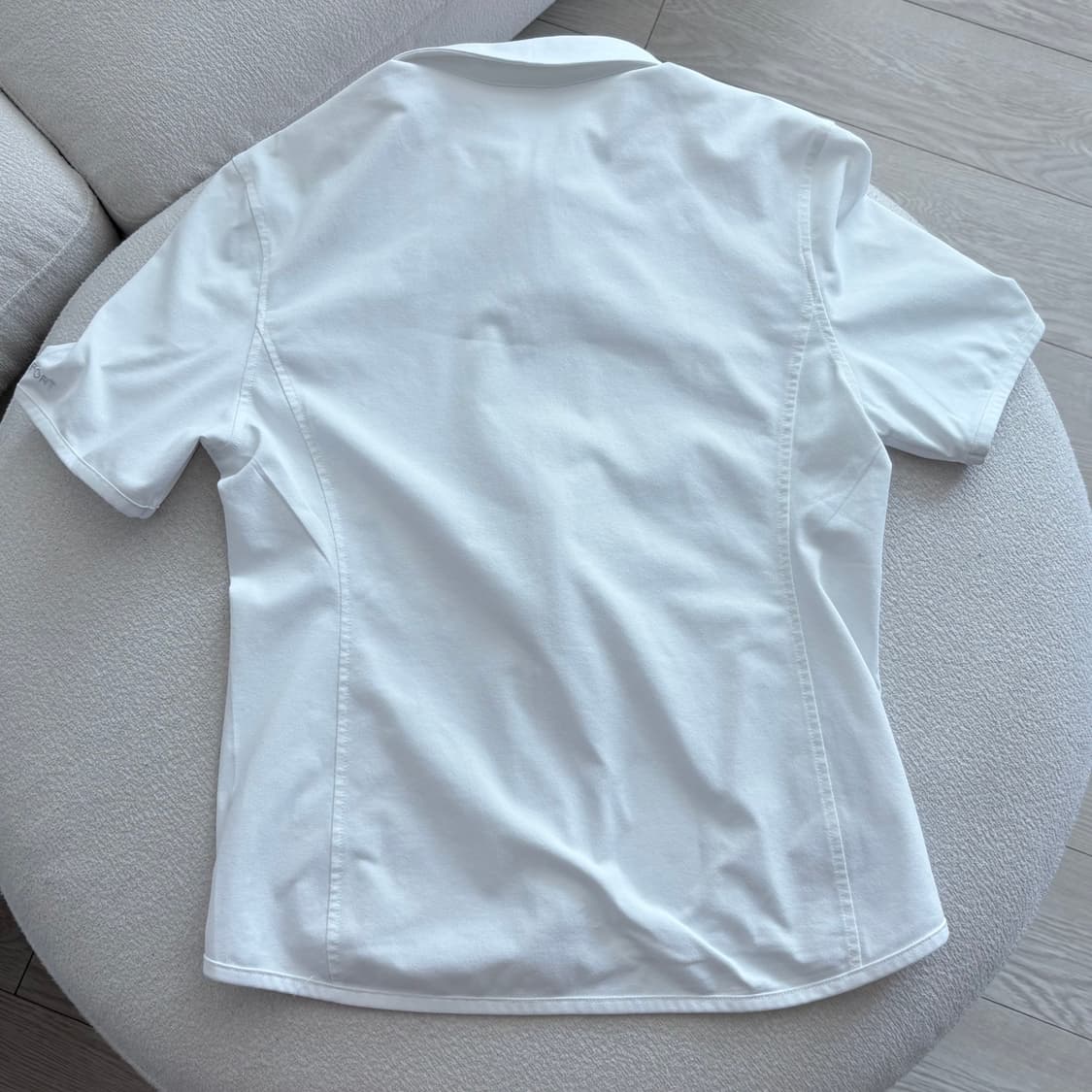 지초이 컴포트 24-002 ZIP SHIRT WHITE 2 사이즈 상품이미지2