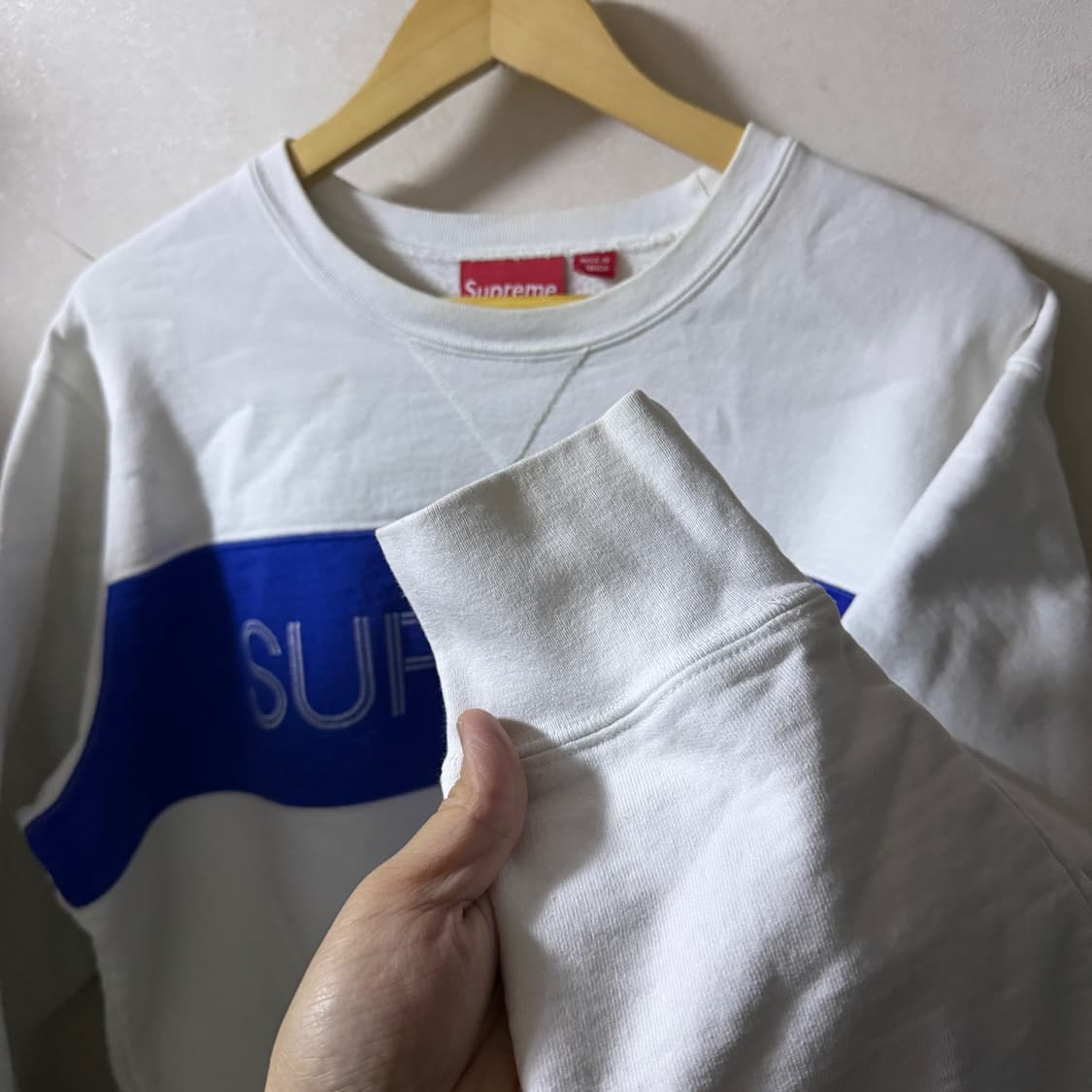 슈프림 지그재그 스티치 맨투맨 L (남성 105정도) 상품이미지3