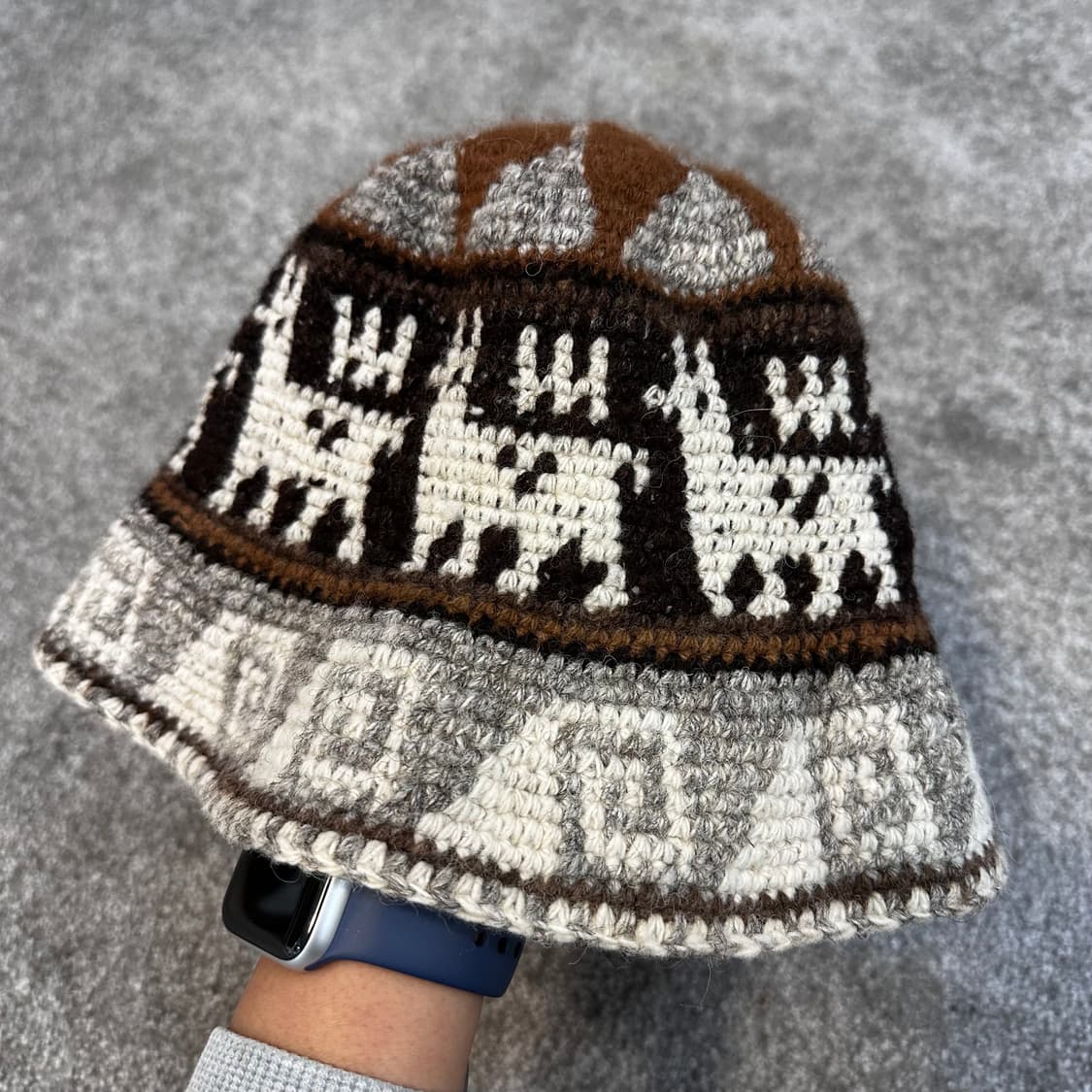 빈티지 에스닉 핸드메이드 노르딕 버킷햇F 상품이미지3