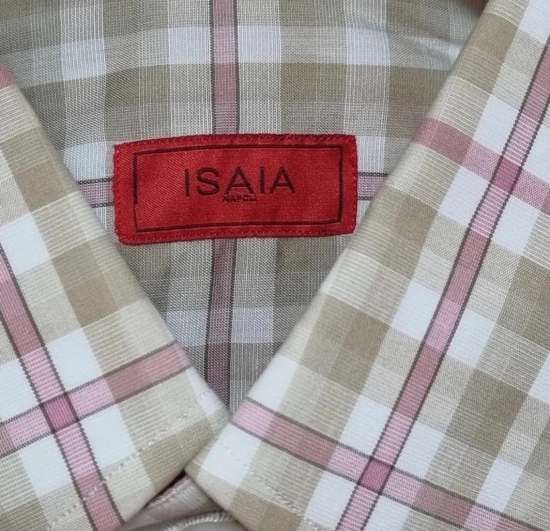 ISAIA 이자이아 남성 코튼 드레스 셔츠 15.5/39 상품이미지4