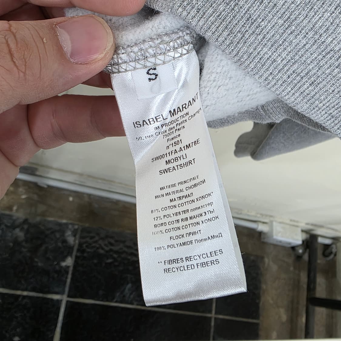 이자벨마랑 맨투맨 상품이미지4