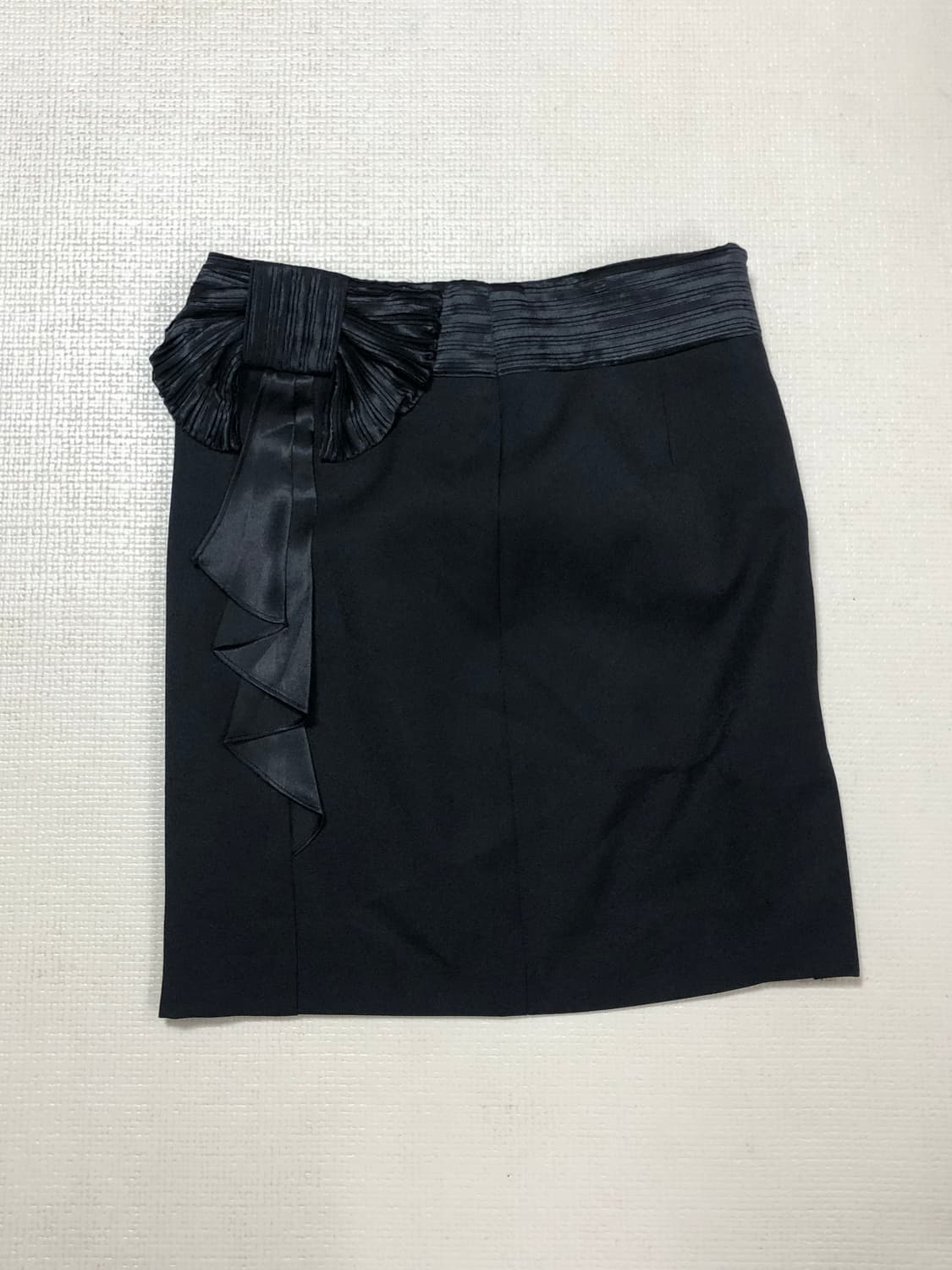 빈티지 블랙 리본 미디 스커트 상품이미지10