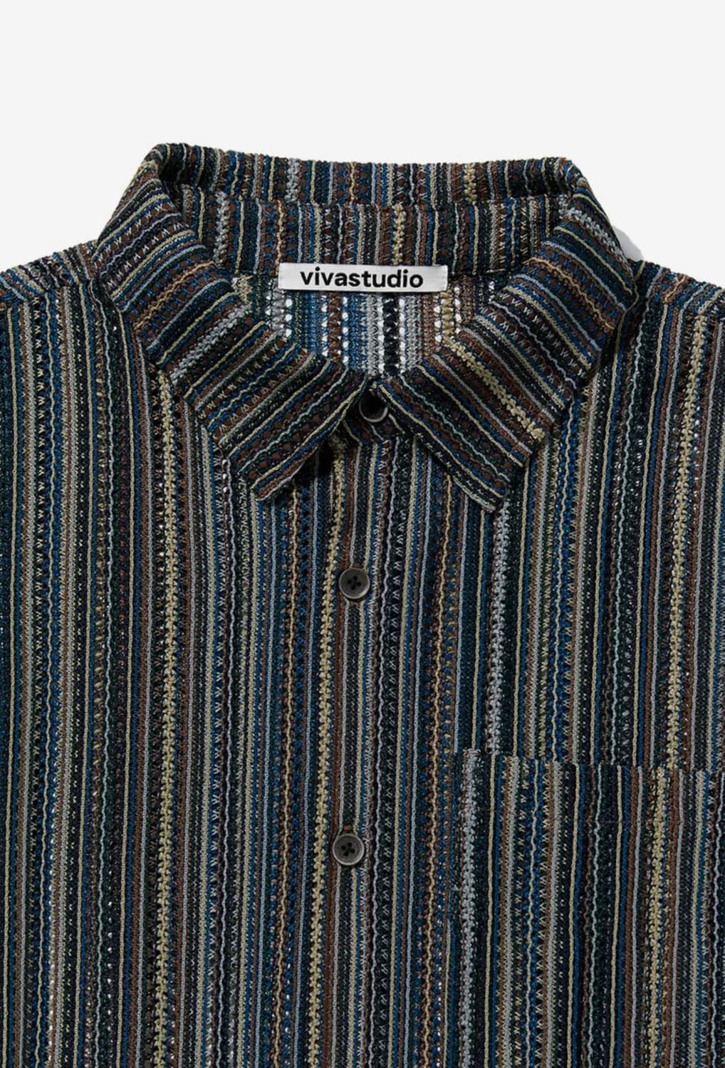 GARDENERS MESH HALF SHIRT [GREEN BROWN] 상품이미지2