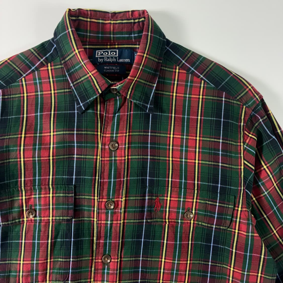 Polo 폴로 랄프로렌 투포켓 체크 타탄 셔츠 상품이미지3