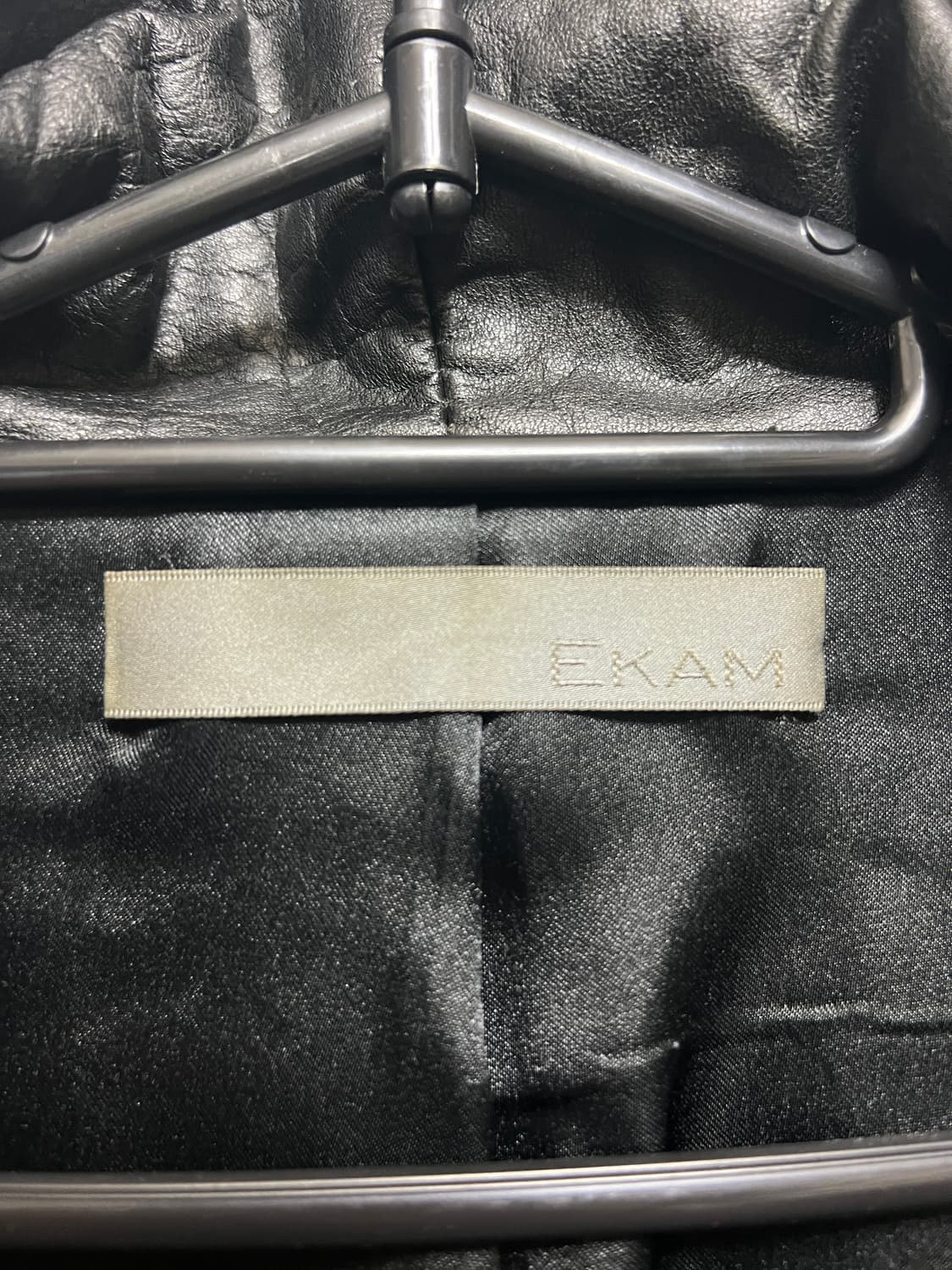 EKAM / 하이넥 램스킨 레더자켓 상품이미지5