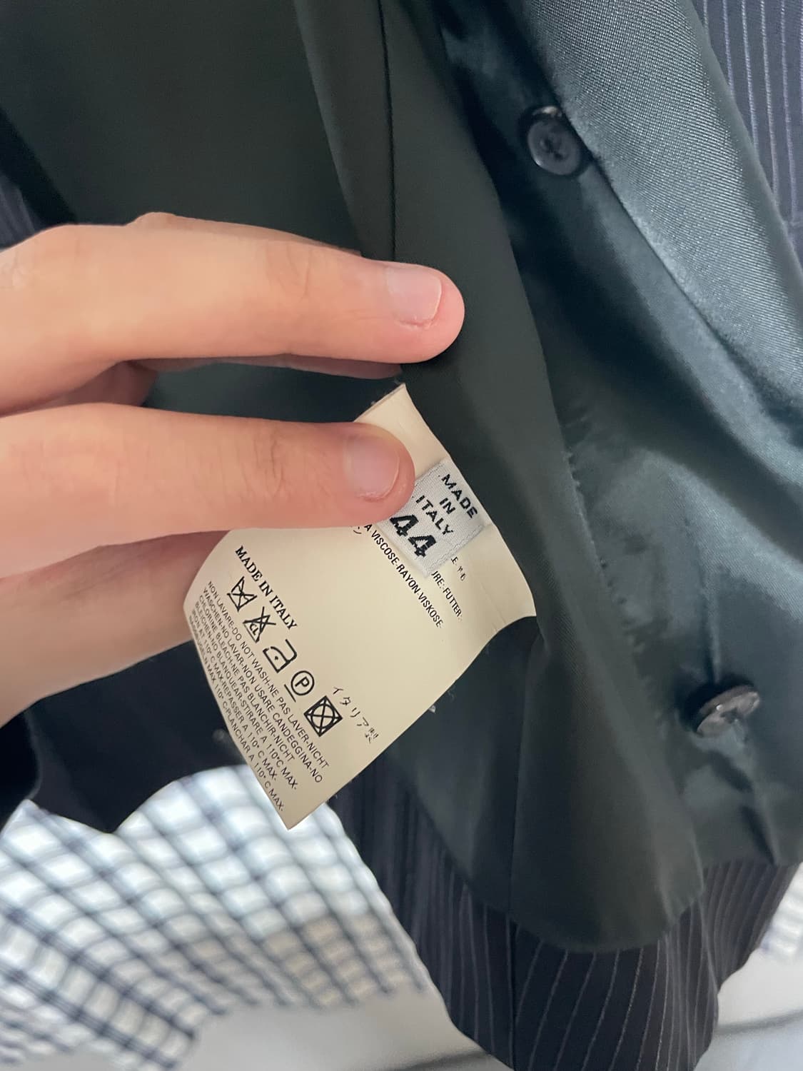 [44]08ss 마르지엘라 플랫,폴드 스트라이프 베스트 상품이미지5