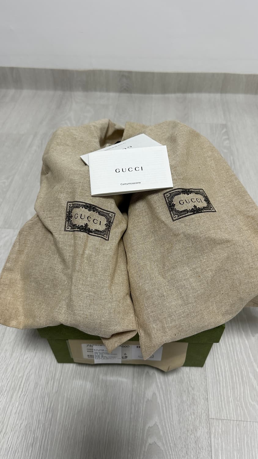 구찌 레이스업 스퀘어 홀스빗 남성 구두 6사이즈 정품 새상품 정가179만 상품이미지8