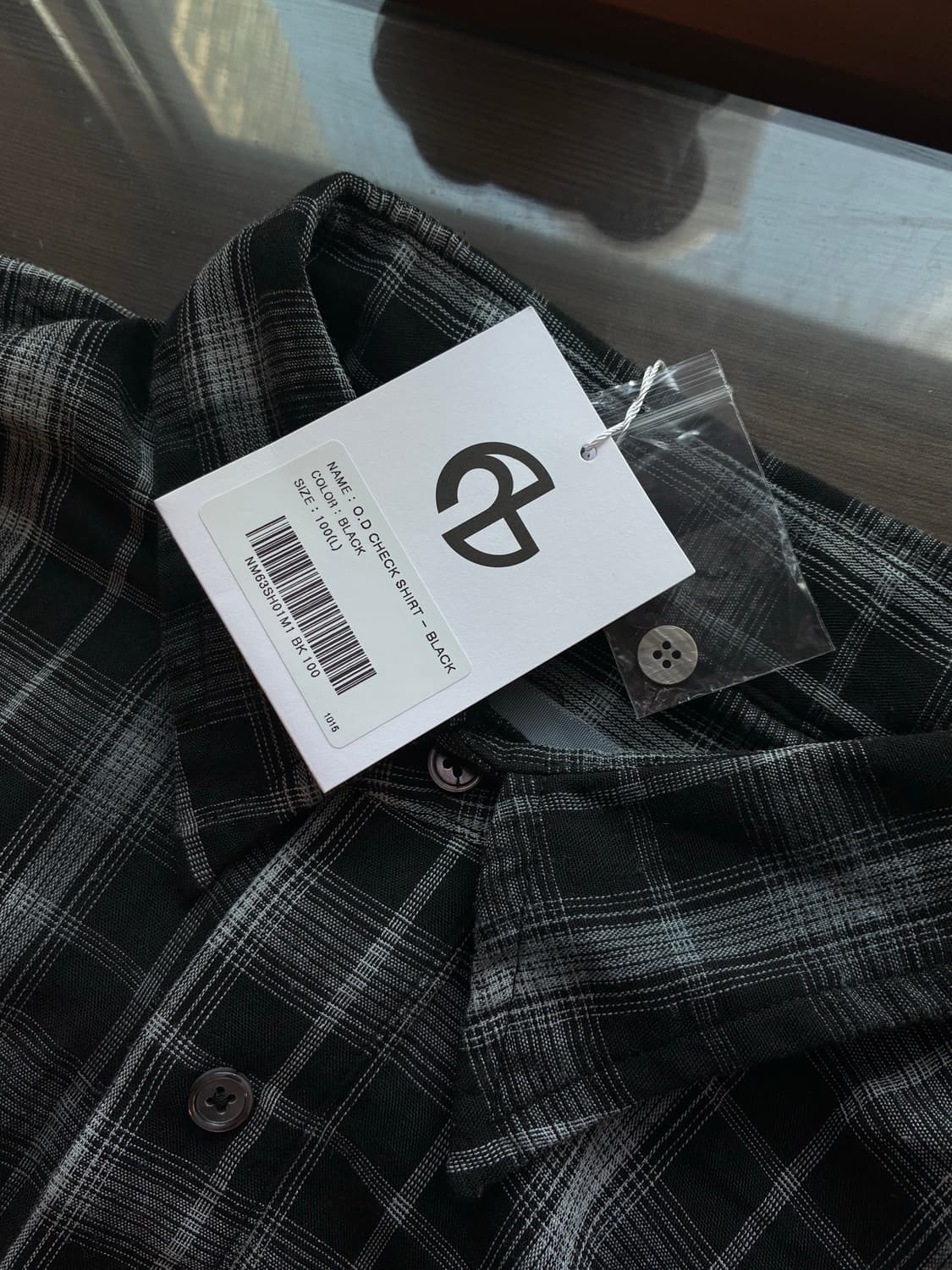 (새상품)(L) 노매뉴얼 O.D CHECK SHIRT 체크셔츠 판매 상품이미지7